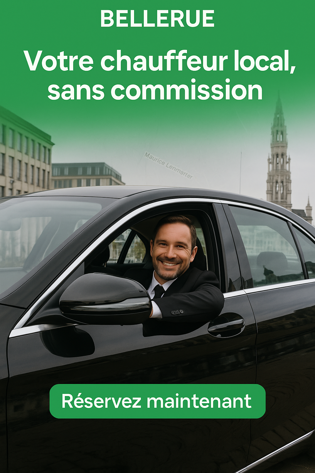 Vos courses au prix juste ! Vous payez votre chauffeur Taxi le prix de la course et non la plateforme!